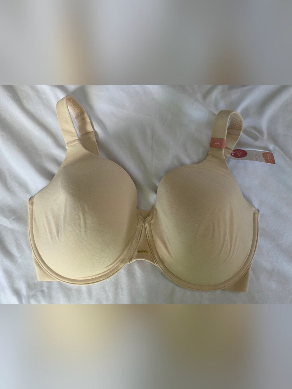 Lane Bryant Cacique Modern Luxe Full Coverage Underwire Bra - 40H, Sand Dollar